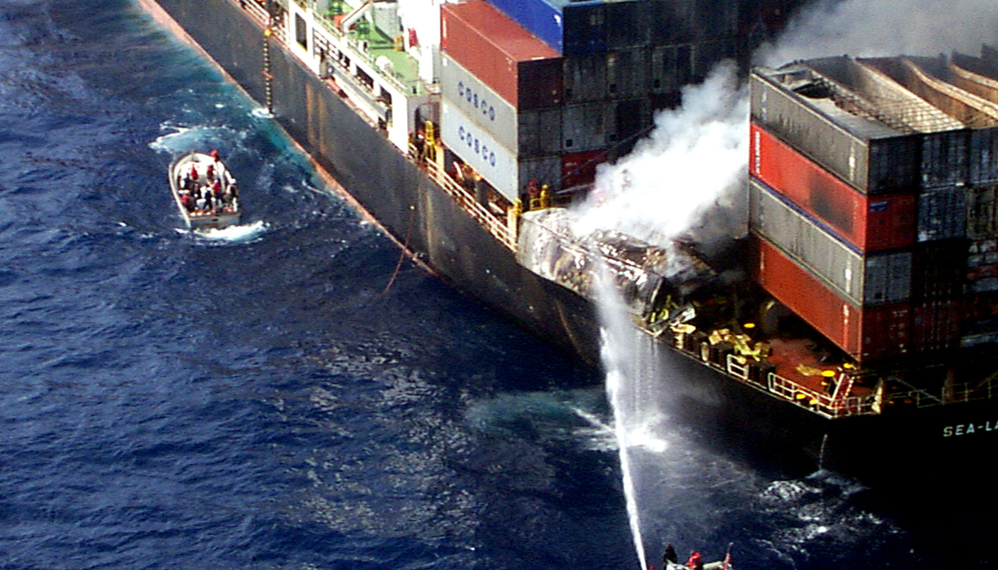 Container Ship Fire