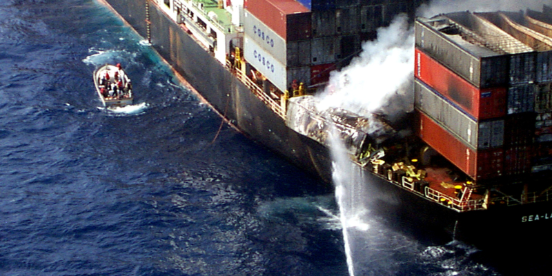 Container Ship Fire